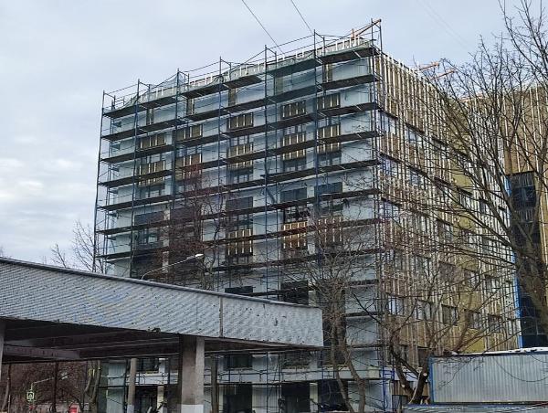 Новости о капитальном ремонте, который идёт в Городской Поликлинике №166 на Домодедовской улице д. 9